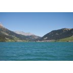 Reschen aus der Seeperspektive